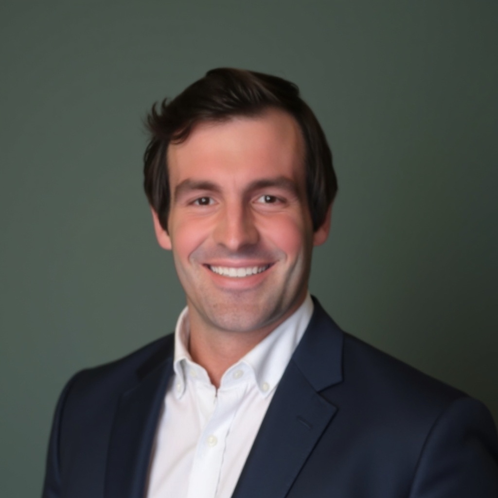 Headshot of Dr. James Montgomery, a board-certified psychiatrist providing online medication management for ADHD, anxiety, depression in North Carolina